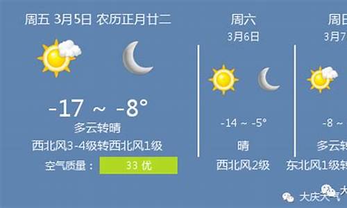 大庆天气预报138_大庆天气预报138天