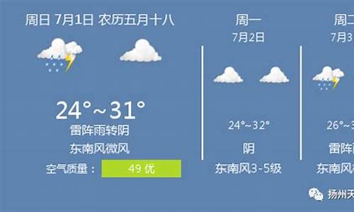 扬州天气预报查询15天_扬州天气预报查询15天