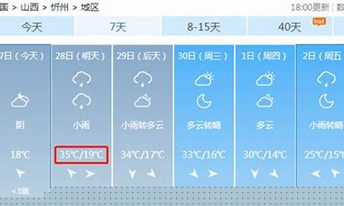 忻州忻府区天气预报_山西忻州忻府区天气预报